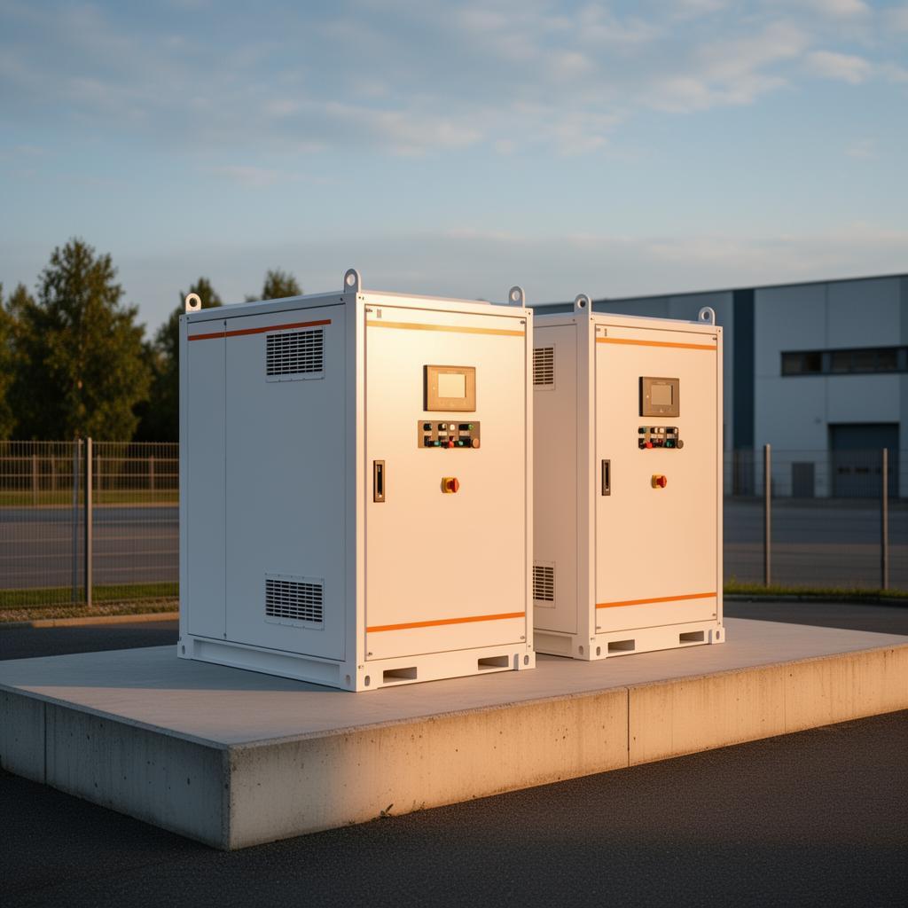 Moderne Batteriecontainer für den digitalen Schwarm